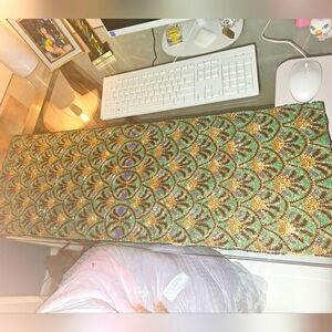 Colorful Beaded Table Runner